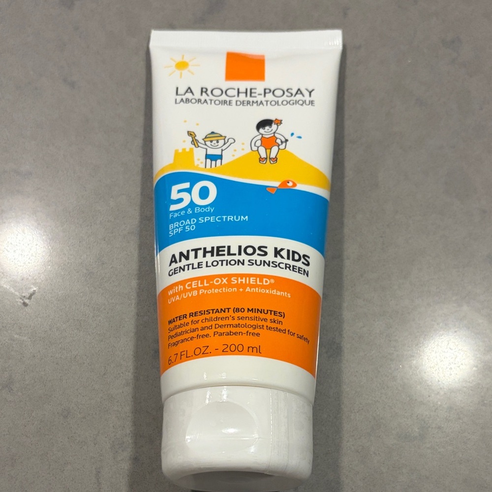 Anthelios Kids SPF 50 Gentle Lotion Sunscreen - White/Orange